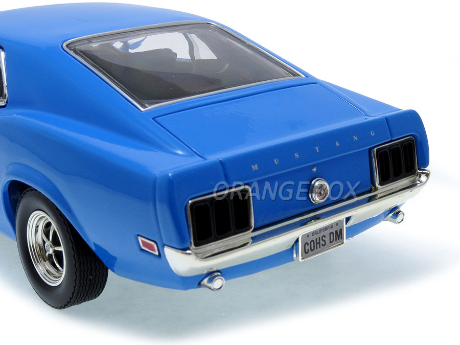 Mustang Boss 429 1970 1:18 Motormax Azul - 20 anos! Loja on-line