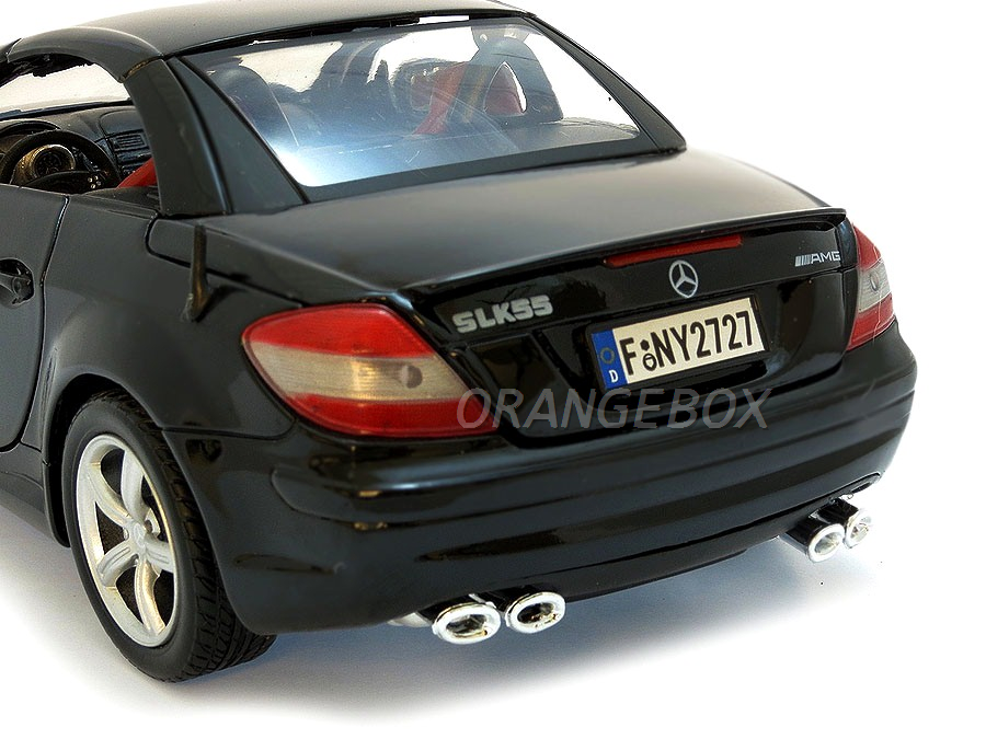 Mercedes Benz SLK55 Amg 1:18 Motormax Preto - 19 anos! Loja