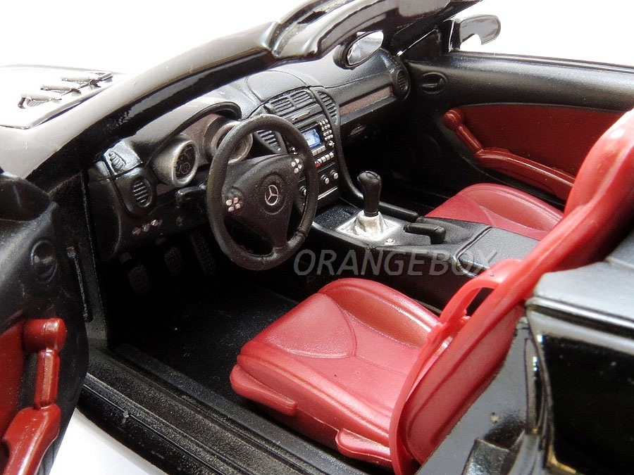 Mercedes Benz SLK55 Amg 1:18 Motormax Preto - 19 anos! Loja on