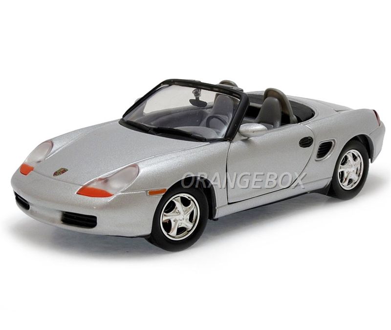 Porsche Boxster 1:24 Motormax Prata - 20 anos! Loja on-line de