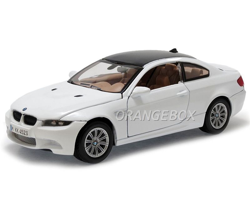 Bmw M3 Coupe 1:24 Motormax Branco - 20 anos! Loja on-line de