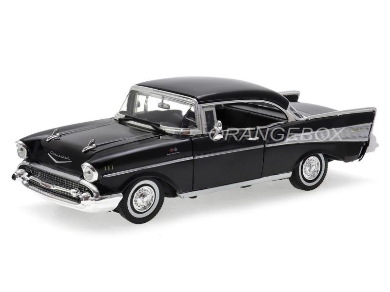 Chevrolet Bel Air 1957 Hard Top Motormax 1:18 Preto - 19 anos