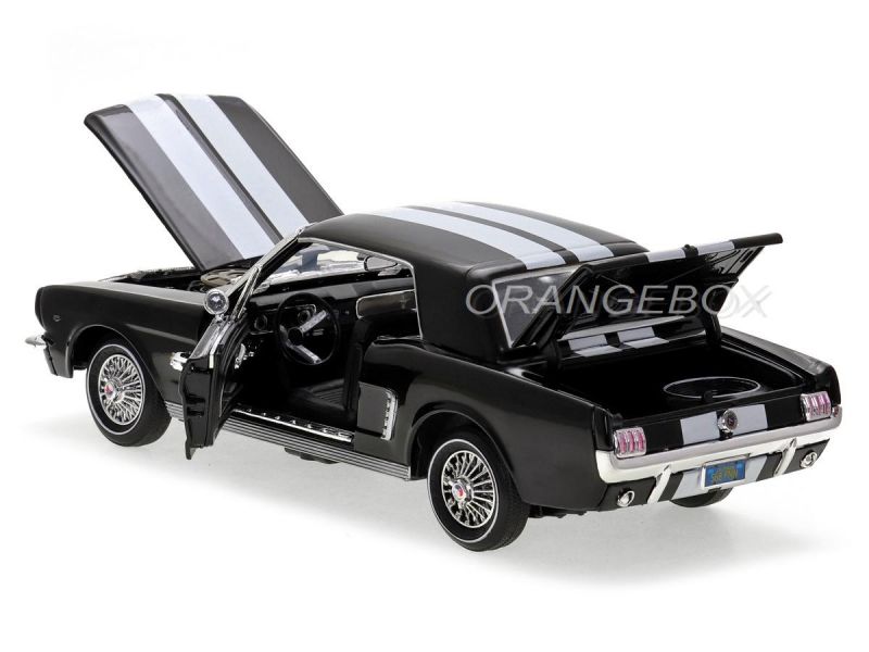 Ford Mustang 1/2 Hard Top 1964 1:18 Motormax Preto - 20 anos! Loja