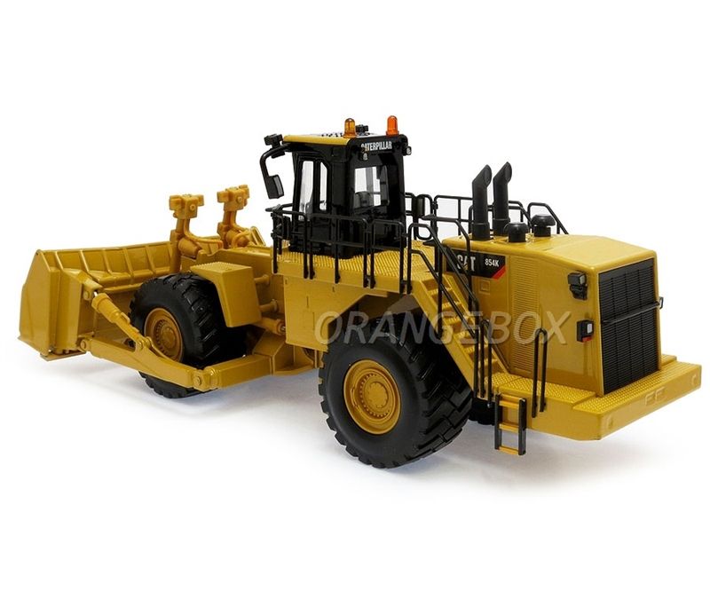 Trator de Rodas Caterpillar 854K Norscot 1:50 (28,5cm) - 20 anos
