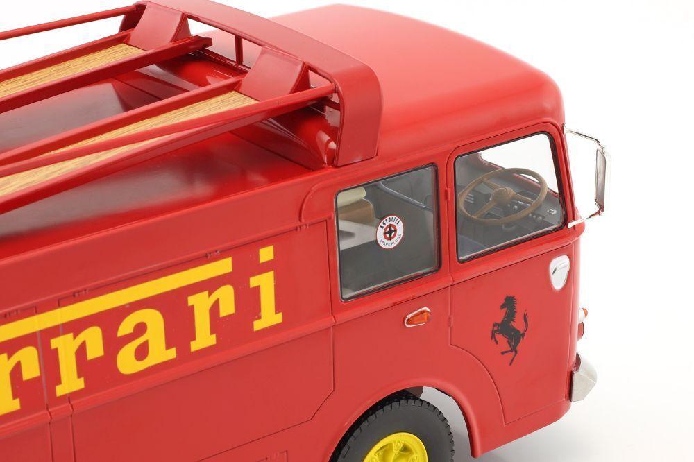 Fiat Bartoletti 306/2 Renntransporter Ferrari JCB Racing 1:18