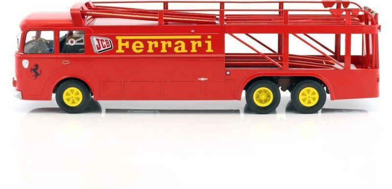 Fiat Bartoletti 306/2 Renntransporter Ferrari JCB Racing 1:18