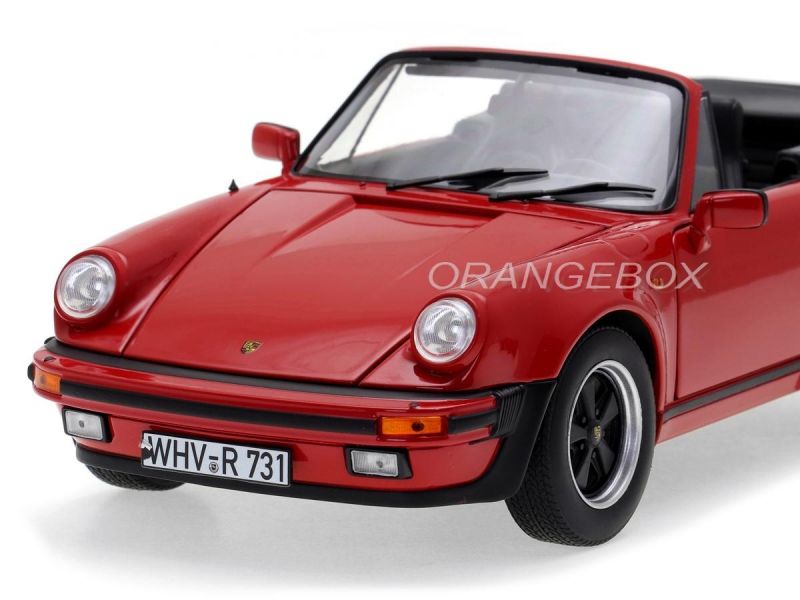 Porsche 911 Turbo Cabriolet 1987 1:18 Norev - 20 anos! Loja on