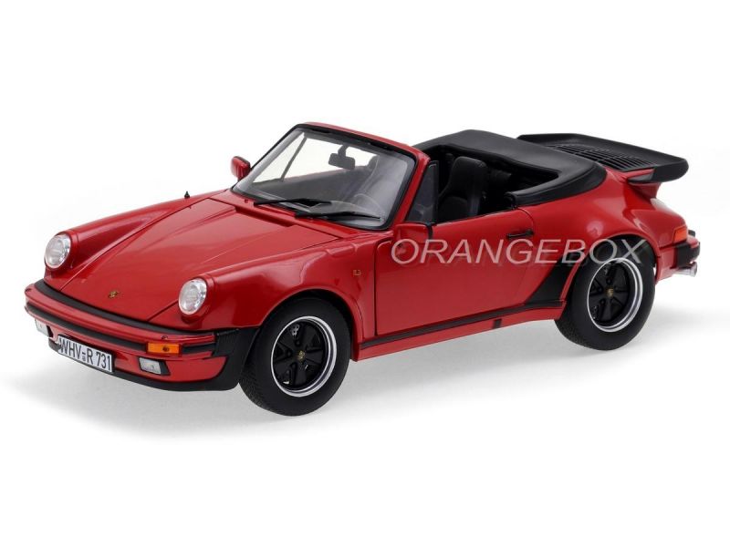 Porsche 911 Turbo Cabriolet 1987 1:18 Norev - 19 anos! Loja on