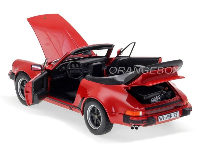 Porsche 911 Turbo Cabriolet 1987 1:18 Norev - 20 anos! Loja on