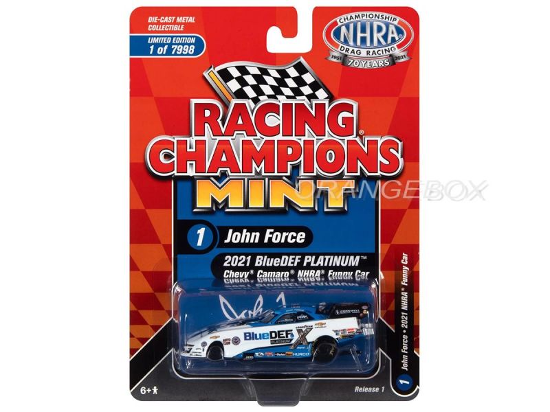 Chevy Camaro John Force 2021 NHRA Funny Car Racing Champions Mint