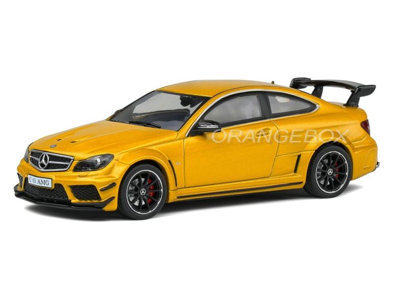 Mercedes Benz C63 AMG Black Series 1989 1:43 Solido Amarelo - 19