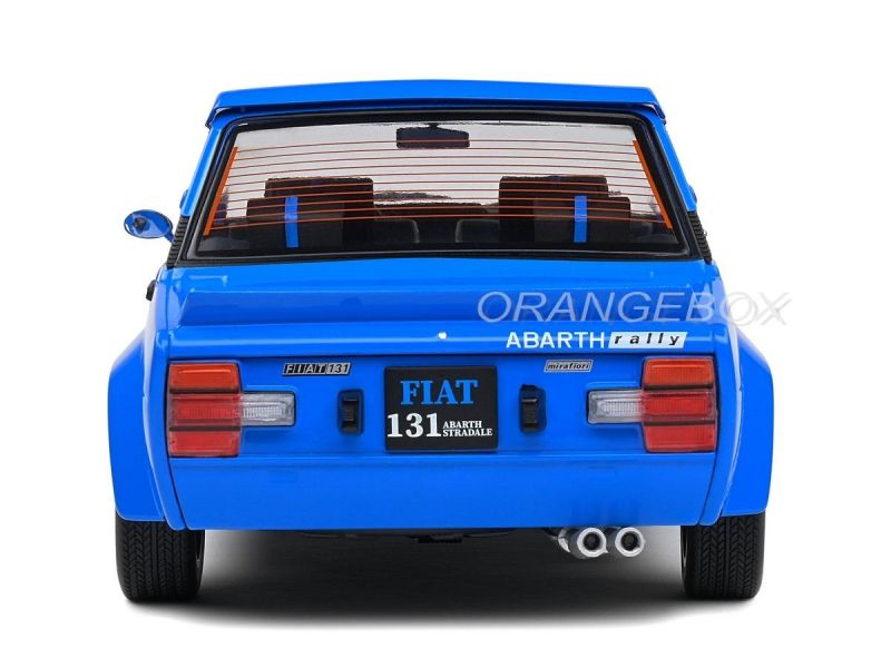 ミニカー SOLIDO FIAT131 ABARTH 1980 1/18 Fiat 131 Abarth 1980 1:18 Solido Azul - 19 anos! Loja on