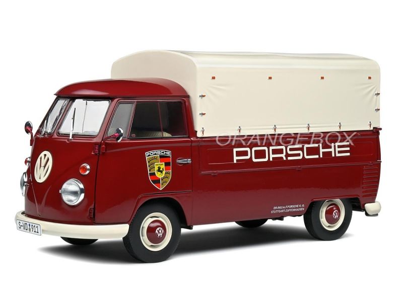 Volkswagen Kombi T1 Pick-Up Porsche Service 1950 1:18 Solido - 19