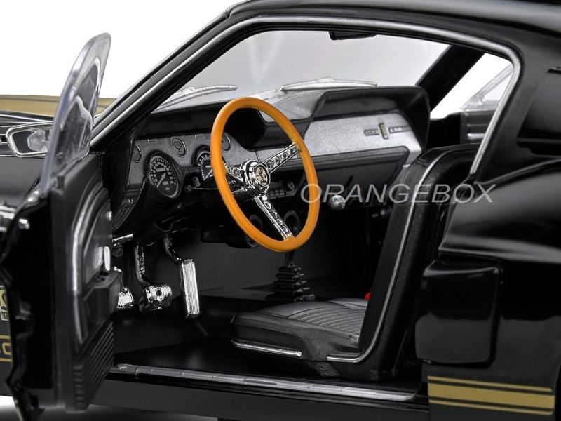 Mustang Shelby GT500 1967 1:18 Solido Preto - 20 anos! Loja on