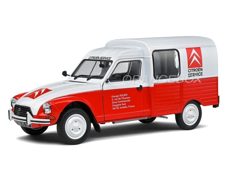 1/18 シトロエン アカディアーヌ 1984 Citroen Acadiane Citroen Acadiane Citroen Assistance 1984 1:18 Solido - 20 anos