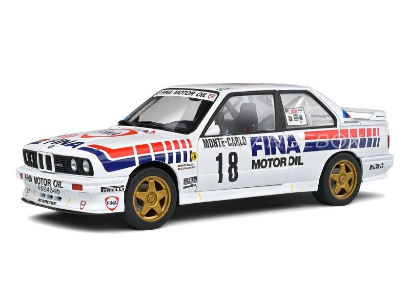 BMW E30 M3 Gr.A 1989 Rally Monte Carlo 1:18 Solido Branco - 20