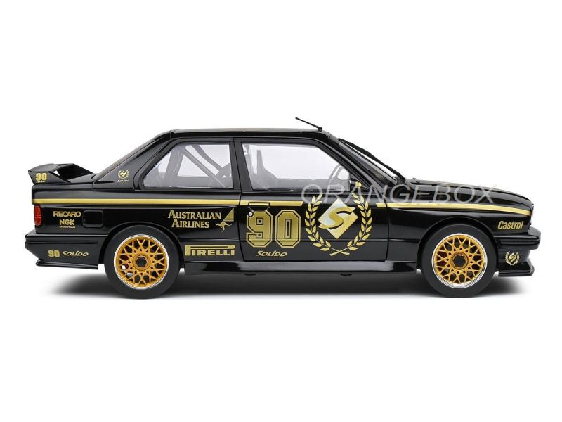 BMW E30 M3 1990 Edição 90º Aniversário 2022 1:18 Solido Preto - 20