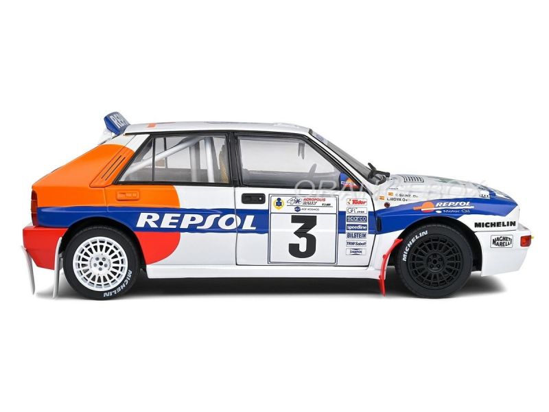 Lancia Delta Hf Integrale 1993 Acropolis Rally 1:18 Solido Branco