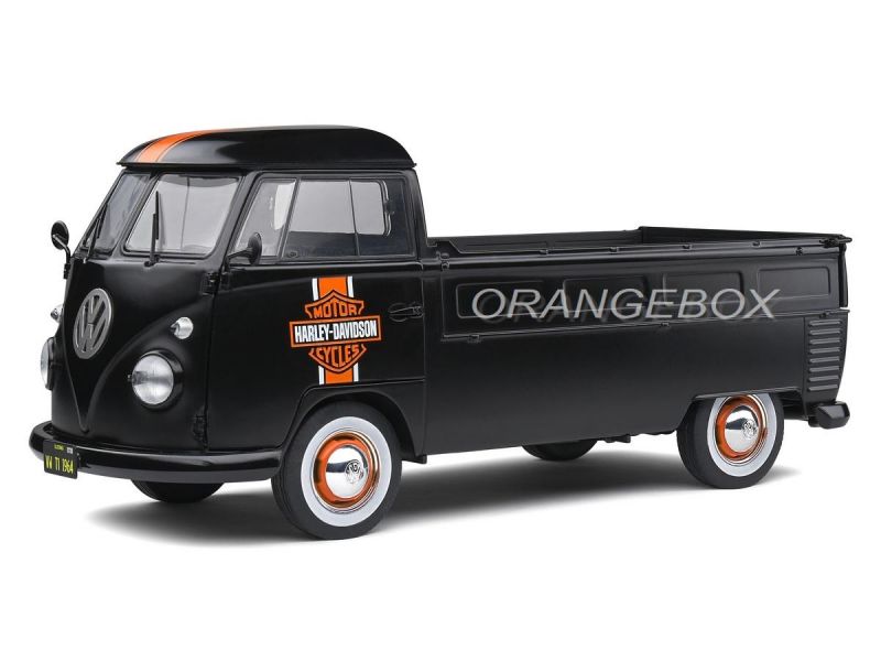 Volkswagen Kombi T1 Pick-Up 1950 Harley Davidson 1:18 Solido - 20