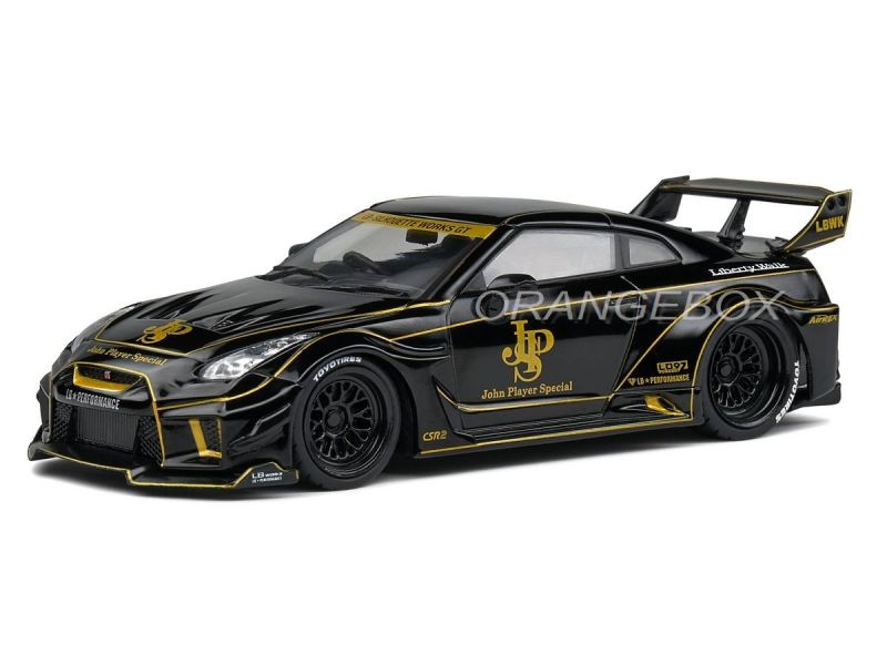72台セット ホットウィール R35 GT-R リバティ・シルエット gtr Nissan GT-R (R35) LB Silhouette JPS 1:43 Solido - 19 anos! Loja on