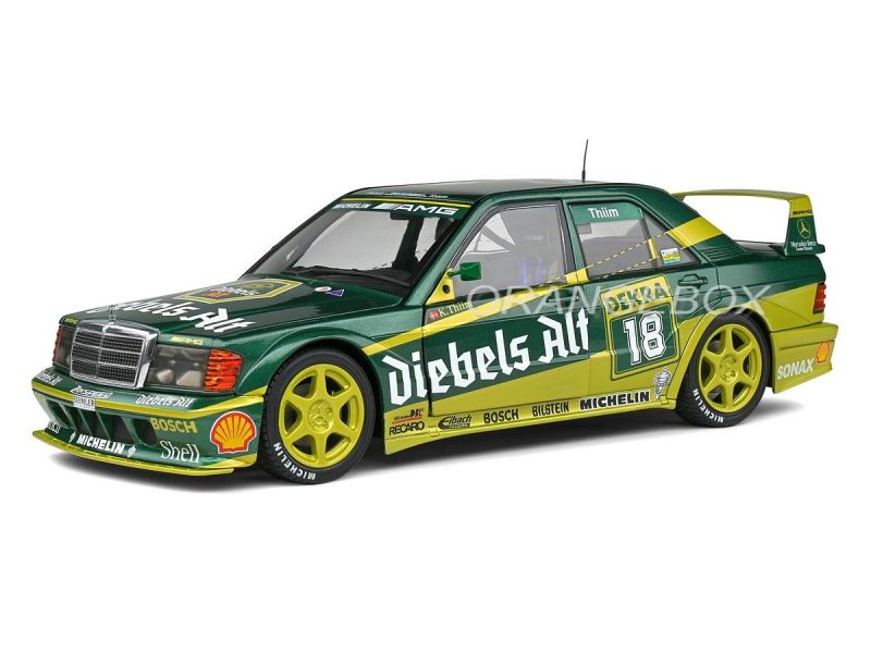 ミニカー Mercedes 190E Evolution 2 1/18 Mercedes Benz 190 (W201) Evo II DTM 1992 1:18 Solido - 19 anos