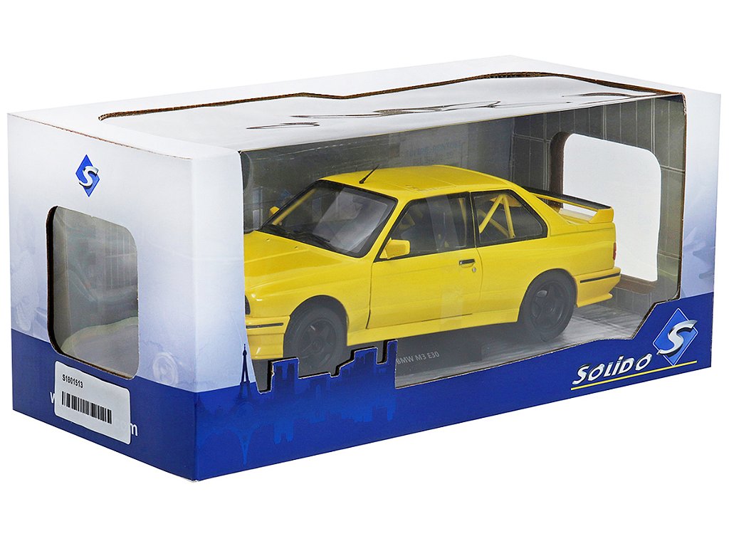 BMW E30 M3 1990 Street Fighter 1:18 Solido Amarelo - 19 anos! Loja