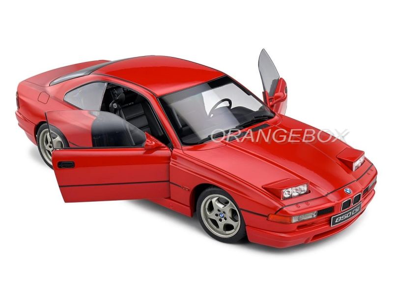 BMW 850 (E31) CSI 1990 1:18 Solido Vermelho - 19 anos! Loja on