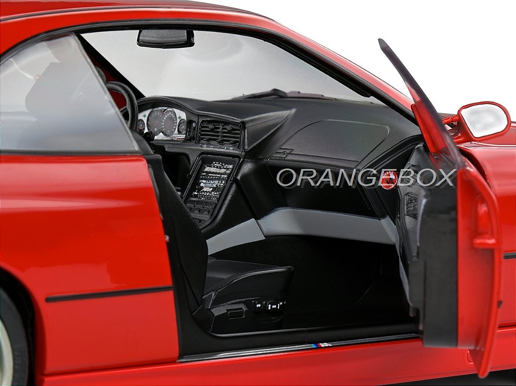 BMW 850 (E31) CSI 1990 1:18 Solido Vermelho - 19 anos! Loja on