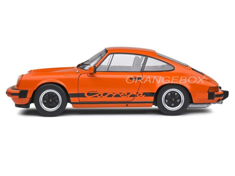 Porsche 911 (930) 3.0 Carrera 1977 1:18 Solido Laranja - 20 anos