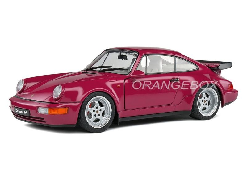 Porsche 911 (964) Turbo 1991 1:18 Solido Roxo - 20 anos! Loja on