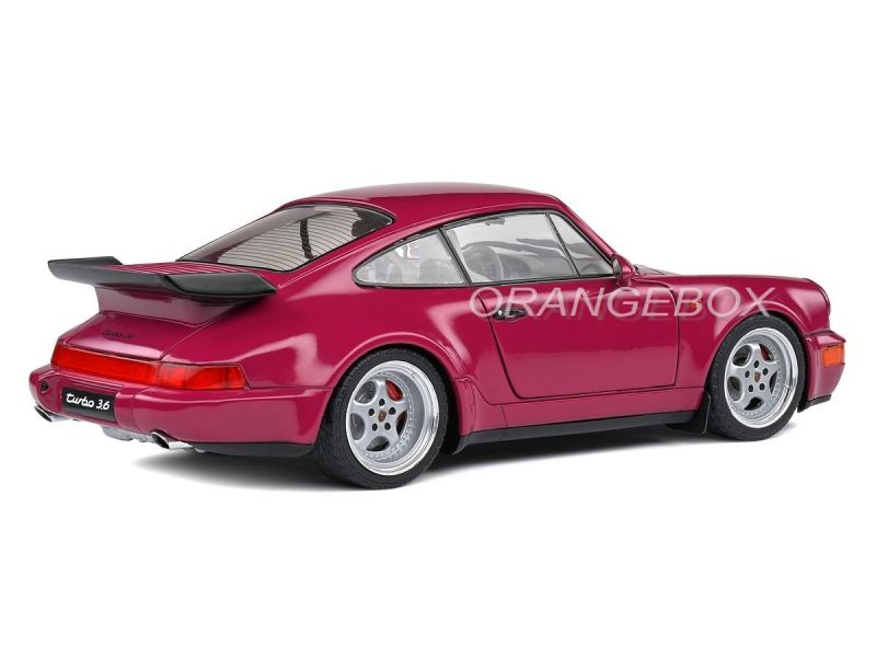 Porsche 911 (964) Turbo 1991 1:18 Solido Roxo - 20 anos! Loja on