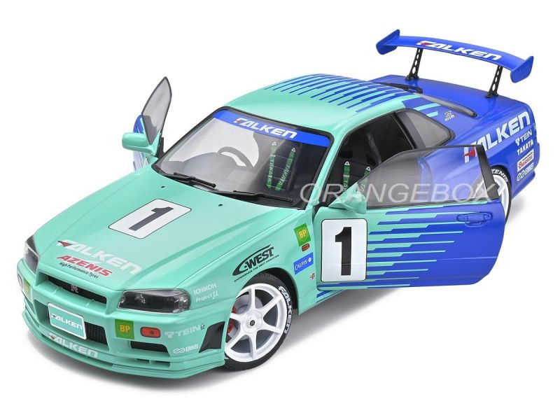 Nissan Skyline GT-R (R34) 1999 JGTC 2001 1:18 Solido - 20 anos