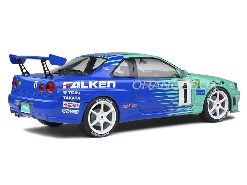 Nissan Skyline GT-R (R34) 1999 JGTC 2001 1:18 Solido - 20 anos