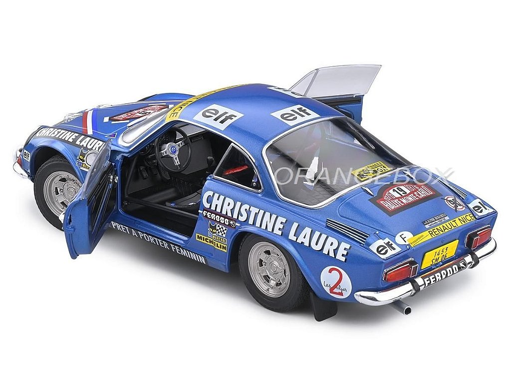 未開封 ALPINE A110 1600S RALLY MONTE CARLO Alpine A110 1600S Rallye Monte Carlo 1976 1:18 Solido - 20 anos