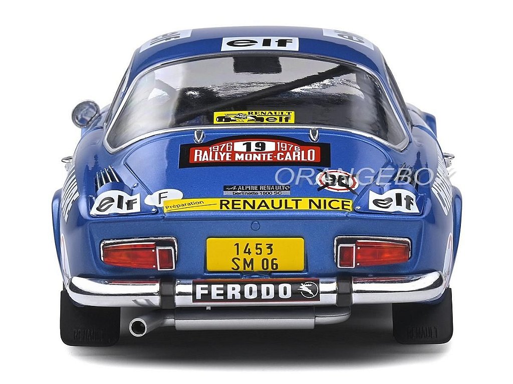 未開封 ALPINE A110 1600S RALLY MONTE CARLO Alpine A110 1600S Rallye Monte Carlo 1976 1:18 Solido - 20 anos