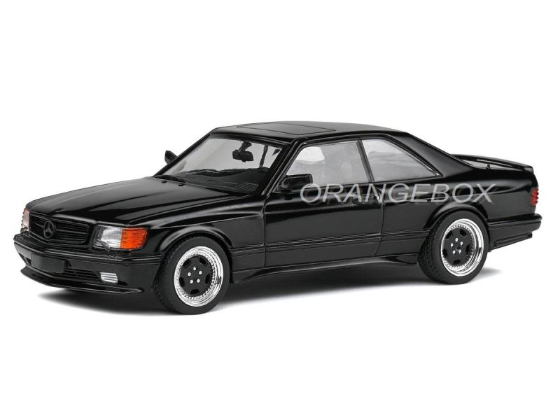 Mercedes Benz 560 SEC AMG Widebody 1:43 Solido Preto - 20 anos