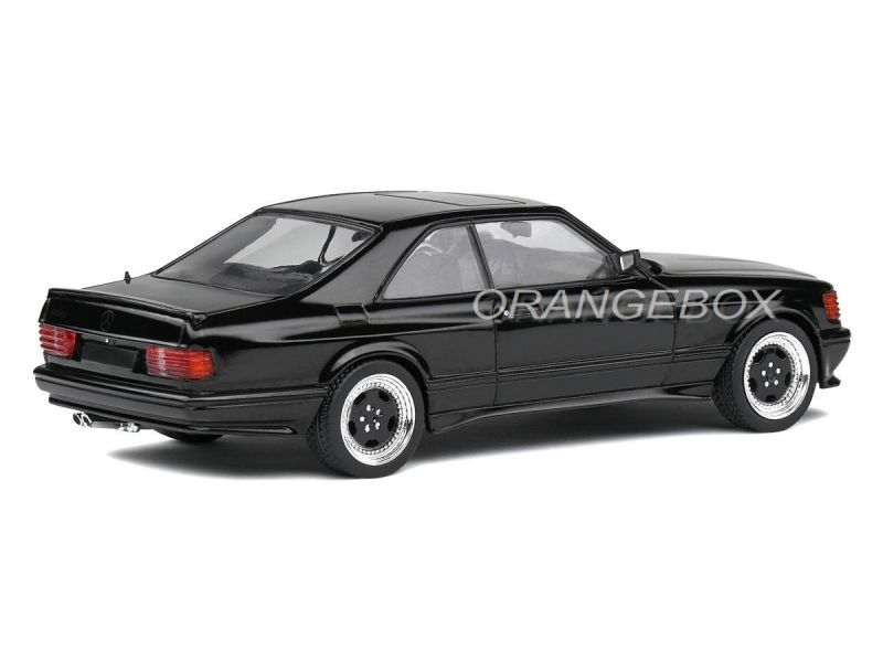 Mercedes Benz 560 SEC AMG Widebody 1:43 Solido Preto - 20 anos