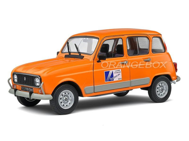 Renault 4L GTL DDE 1978 1:18 Solido Laranja - 20 anos! Loja on