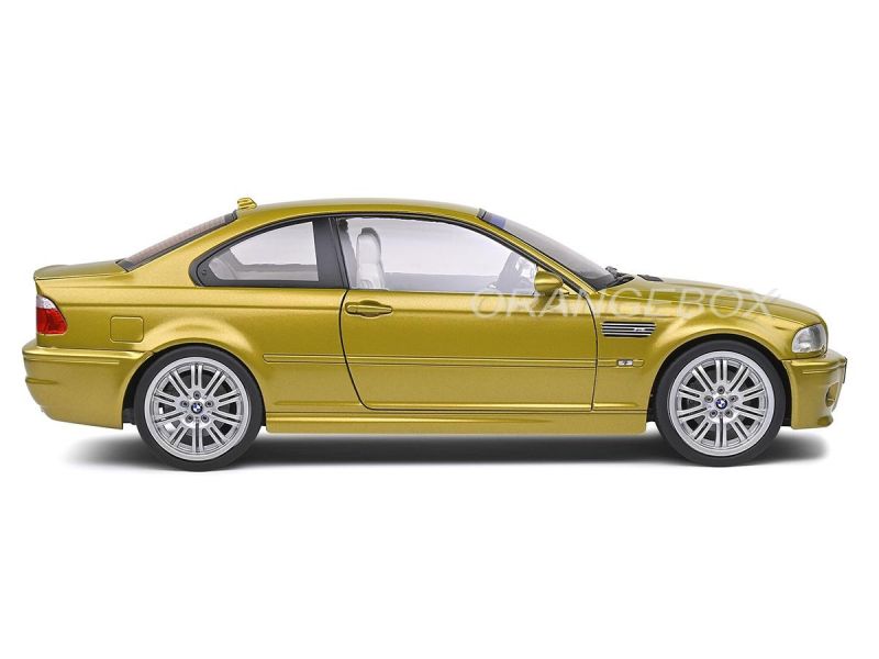 BMW E46 M3 Coupê 2000 1:18 Solido Phoenix Yellow - 20 anos! Loja