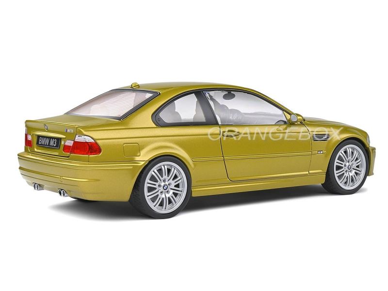 BMW E46 M3 Coupê 2000 1:18 Solido Phoenix Yellow - 20 anos! Loja
