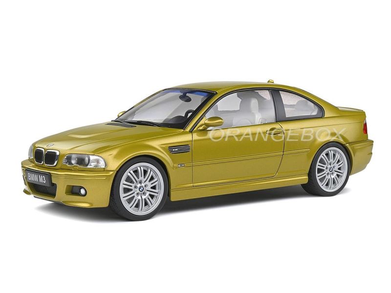 BMW E46 M3 Coupê 2000 1:18 Solido Phoenix Yellow - 19 anos! Loja