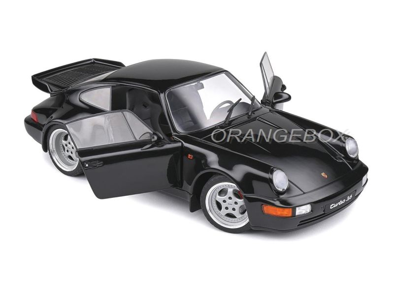 ソリド1/18ポルシェ911(964)Turbo3,6 1990 ブラック Porsche 911 (964) Turbo 3.6 1993 1:18 Solido Preto - 19 anos! Loja