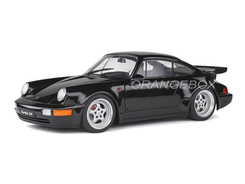 Porsche 911 (964) Turbo 3.6 1993 1:18 Solido Preto - 19 anos! Loja
