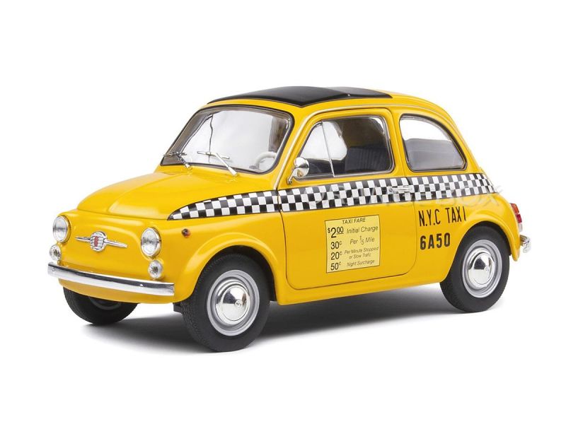 Bburago FIAT 500 タクシー 1/18 Fiat 500 Taxi Nova Iorque 1965 1:18 Solido - 20 anos! Loja on-line