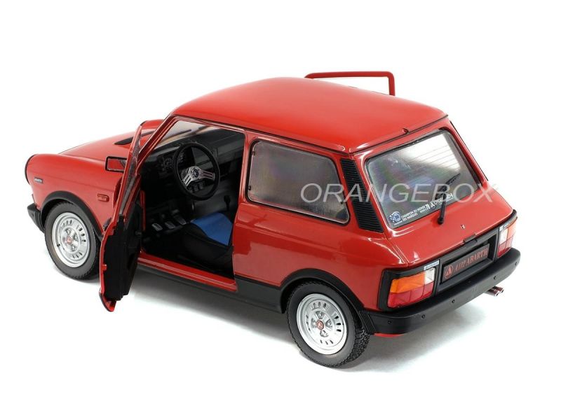 Autobianchi A112 MK.5 Abarth 1980 1:18 Solido Vermelho - 20 anos