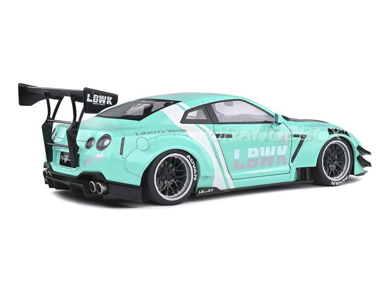 Nissan LB Works GT35 Type 2 2020 1:18 Solido Azul - 19 anos