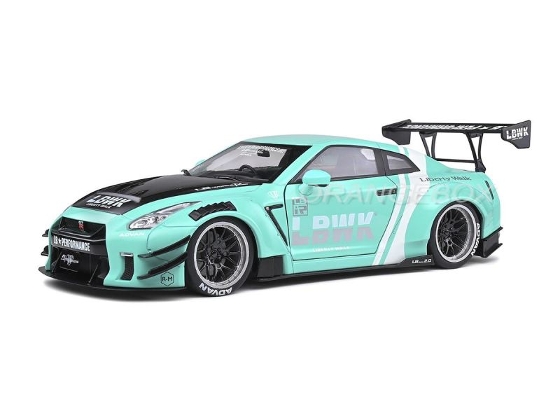 Nissan LB Works GT35 Type 2 2020 1:18 Solido Azul - 19 anos! Loja