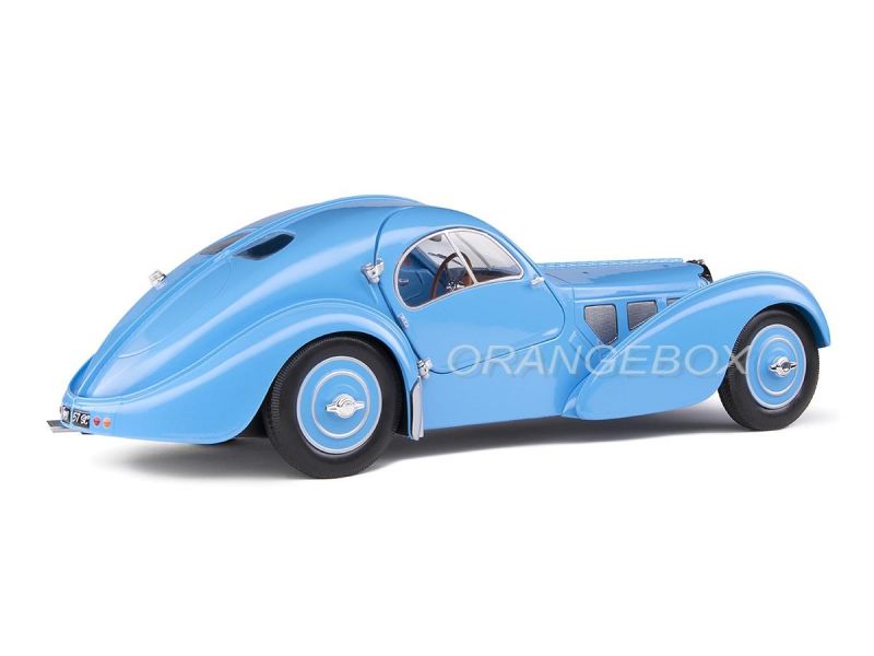 Bugatti Type 57 SC Atlantic T35 1937 1:18 Solido Azul - 20 anos