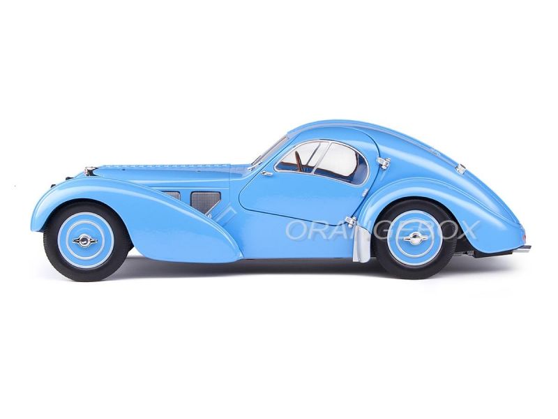 Bugatti Type 57 SC Atlantic T35 1937 1:18 Solido Azul - 20 anos