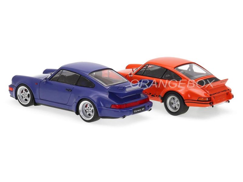 ミニカー Porsche 911 Carrera RSR Turbo 2.1 1/18 Pack Porsche 911 Carrera RSR + Porsche 911 Carrera RS (964) 1:18